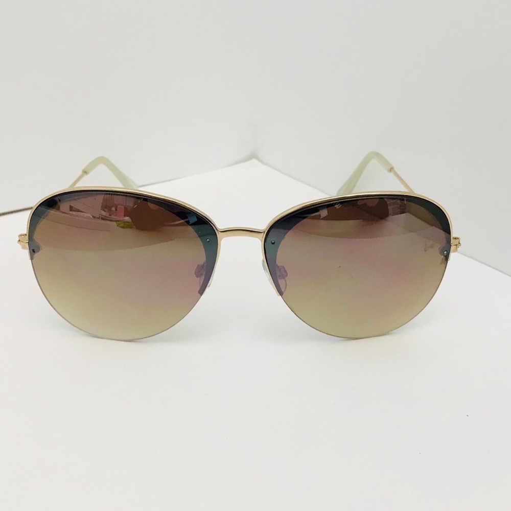 ❤️BOGO❤️New Express Rimless Aviator